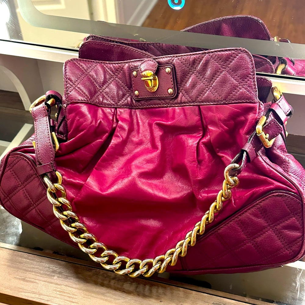 MARC JACOBS - Rare quilted lambskin shoulder bag